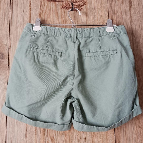 GAP Green Cotton Utility Shorts Size 2 - Picture 2 of 8